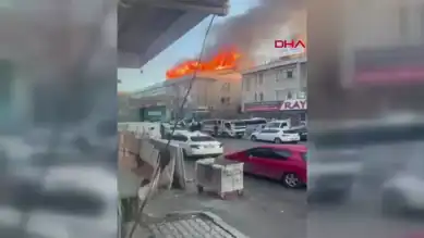 Ankara'da Boya Atölyesi Yanıyor!