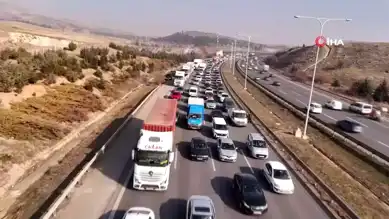 Ankara Çevreyolunda Büyük Kaza: Mazot Döküldü!