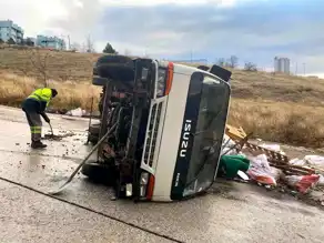Ankara'da Hafriyat Kamyonu Faciası: 11 Araç Hasar Gördü