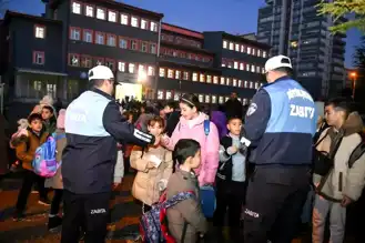 Ankara'da Öğrenciler İçin Reflektörlü Güvenlik Uygulaması