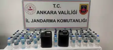 Ankara'da Sahte Alkol Operasyonu: Üretici Gözaltında