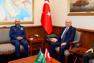 Güler, Suudi Genelkurmay Başkanını Kabul Etti