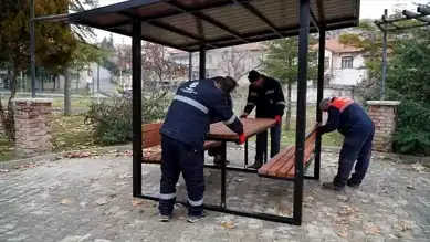 Beypazarı'nda Şehitler Anısına Park Bakımı