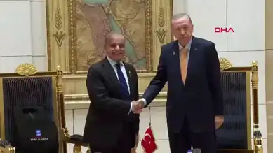 Erdoğan, Kahire'de Şerif ile Görüştü