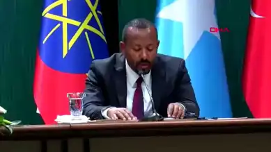 Erdoğan, Somali ve Etiyopya Liderleriyle Ortak Basın Toplantısı Düzenledi
