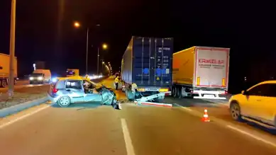 Eskişehir'de Tır Kazası: 1 Yaralı