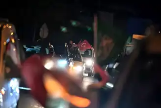 Ankara'da Filistin İçin Zafer Konvoyu