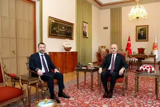 Kurtulmuş, Çek Büyükelçisi'ni Kabul Etti