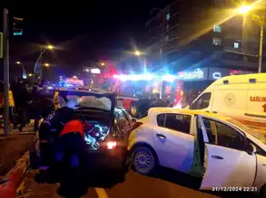 Malatya'da 5 Yaralı Trafik Kazası