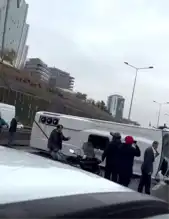 E-5 Karayolu'nda Minibüs Kazası