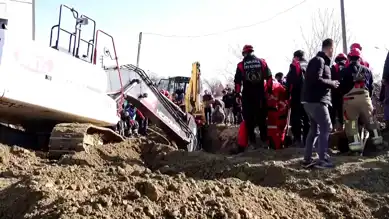 Polatlı'da Kanalizasyon Göçüğü: 1 Ölü, 1 Kayıp