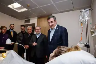 Yüksek Yetkiliden Geçmiş Olsun Ziyareti