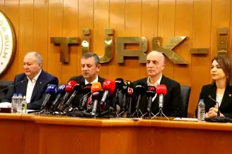 Özgür Özel TÜRK-İŞ'te Asgari Ücret Tartıştı