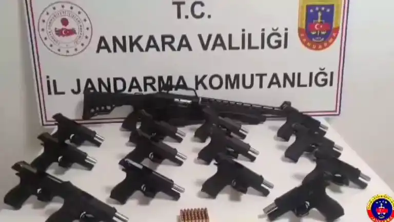 Ankara'da Yasa Dışı Silah Operasyonu: 2 Gözaltı