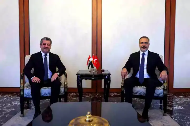 Fidan-Barzani Görüşmesi Ankara'da