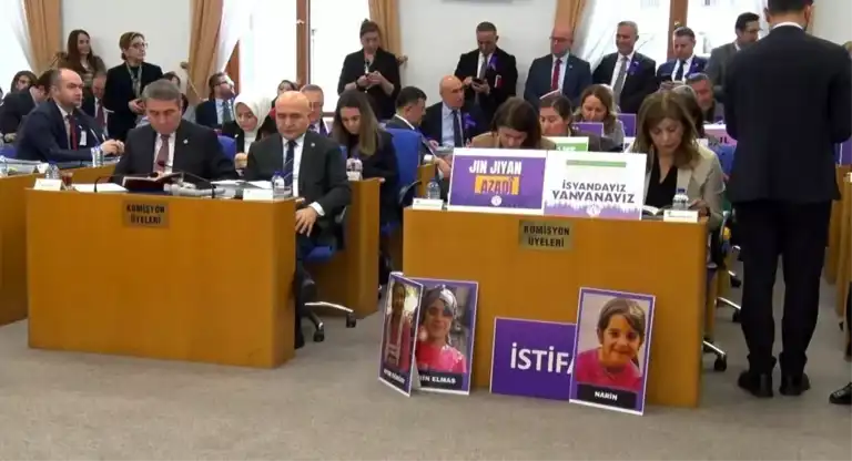 TBMM'de Kadın Cinayetleri Protesto Edildi