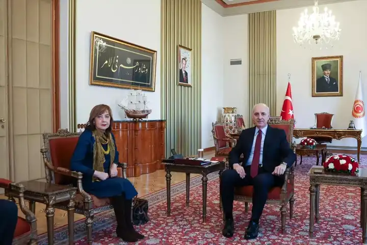 TBMM Başkanı, Yabancı Ülke Büyükelçisini Kabul Etti