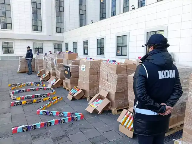 Sincan'da 4 Milyon TL Değerinde Kaçak Nargile Tütünü!